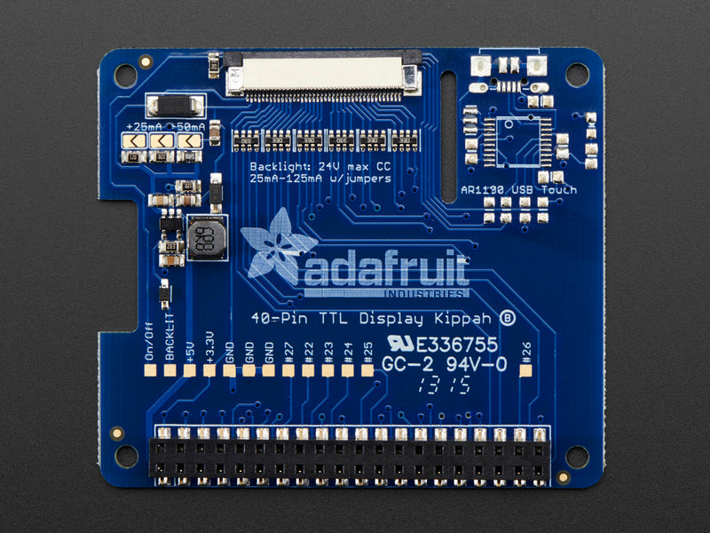 Adafruit DPI TFT Kippah for Raspberry Pi