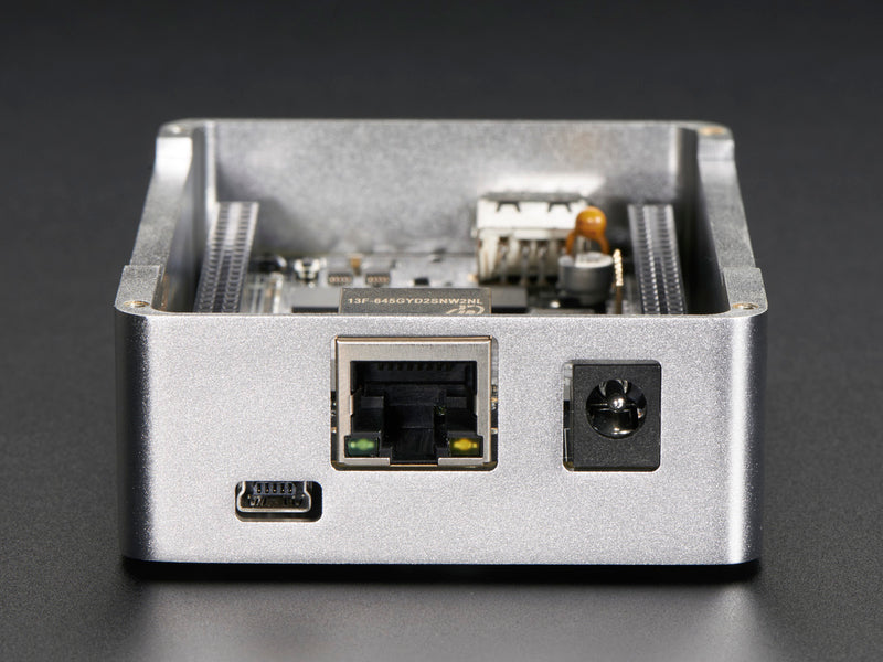 Anidees BeagleBoneBlack Case - Silver Aluminum with Crystal Top