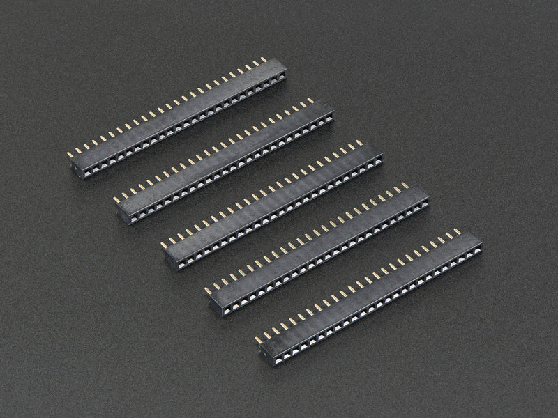 2mm Pitch 25-Pin Female Socket Headers - Pack of 5