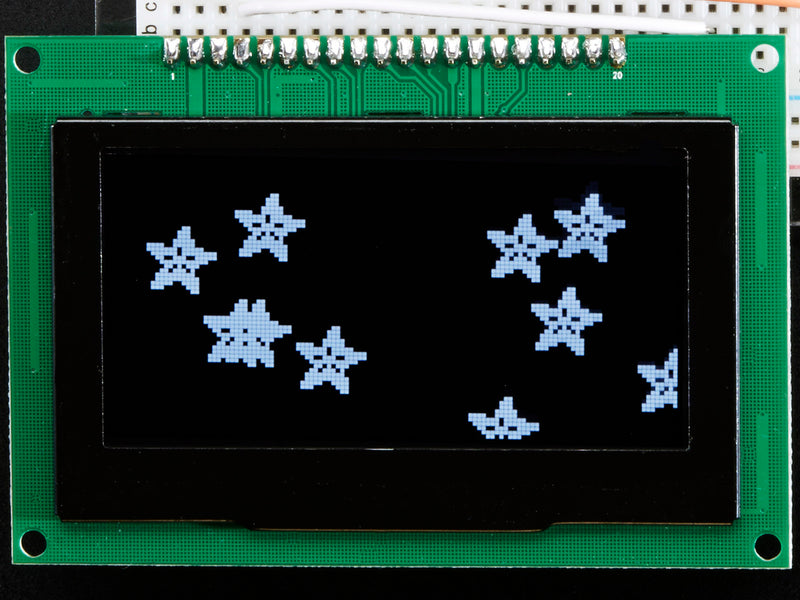 Monochrome 2.7\" 128x64 OLED Graphic Display Module Kit