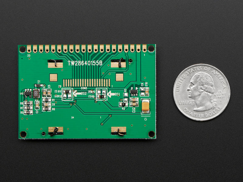 Monochrome 1.54\" 128x64 OLED Graphic Display Module Kit