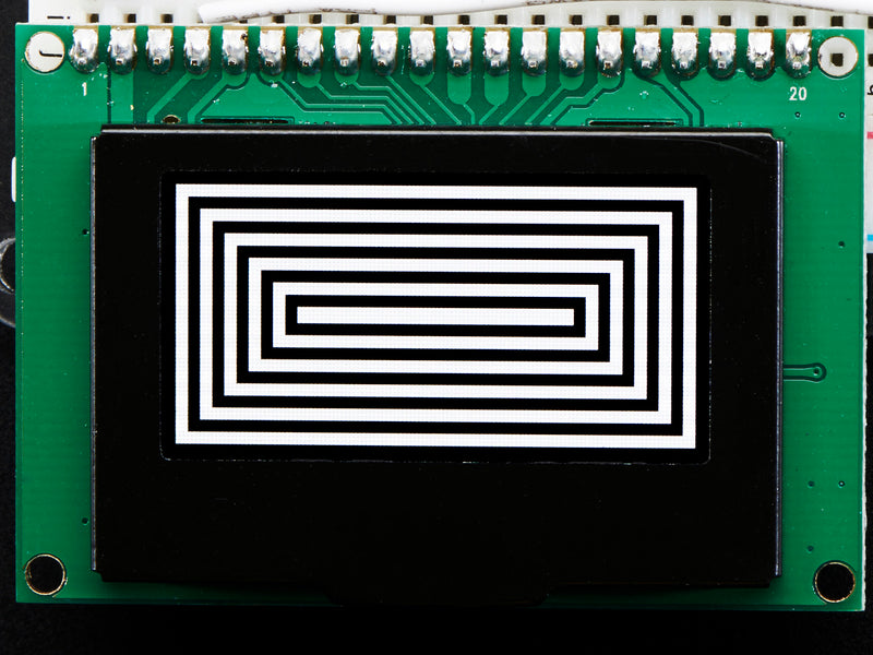 Monochrome 1.54\" 128x64 OLED Graphic Display Module Kit