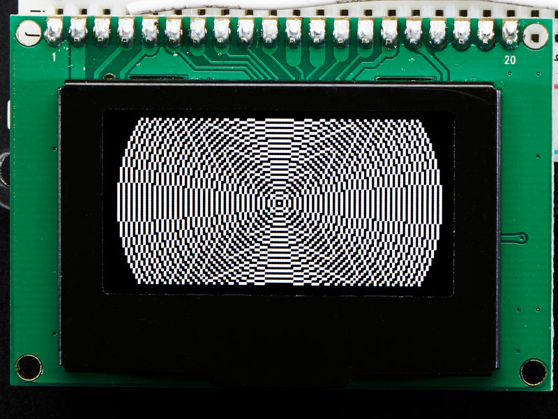 Monochrome 1.54\" 128x64 OLED Graphic Display Module Kit