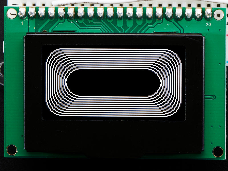 Monochrome 1.54\" 128x64 OLED Graphic Display Module Kit