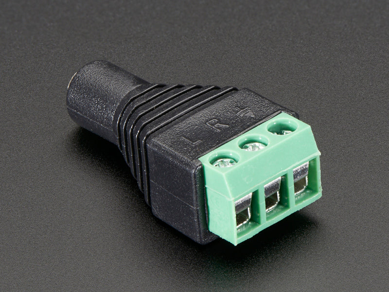 3.5mm (1/8\") Stereo Audio Jack Terminal Block