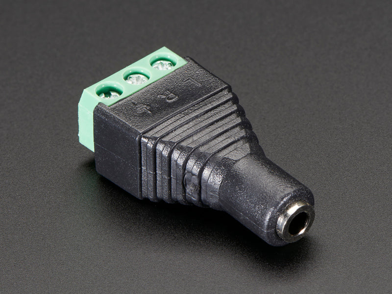 3.5mm (1/8\") Stereo Audio Jack Terminal Block