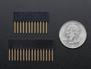 Stacking Headers for Feather - 12-pin and 16-pin female headers