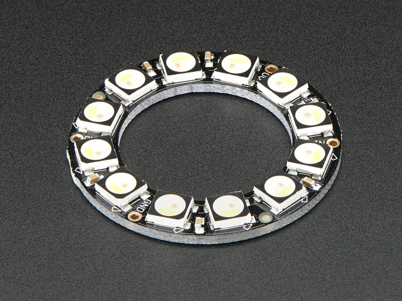 NeoPixel Ring - 12 x 5050 RGBW LEDs w/ Integrated Drivers