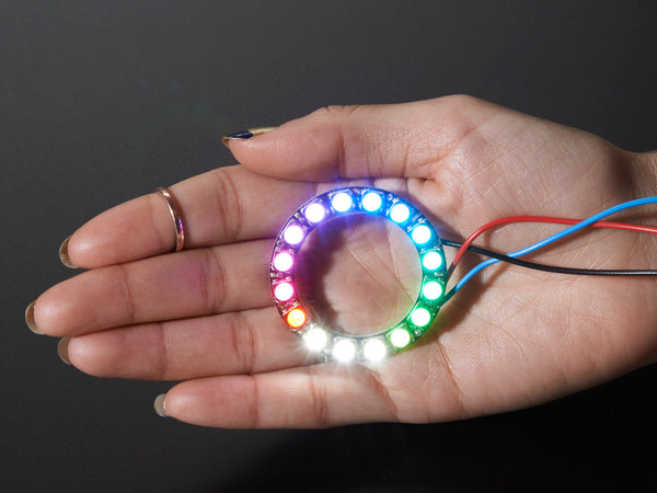 NeoPixel Ring - 16 x 5050 RGBW LEDs w/ Integrated Drivers