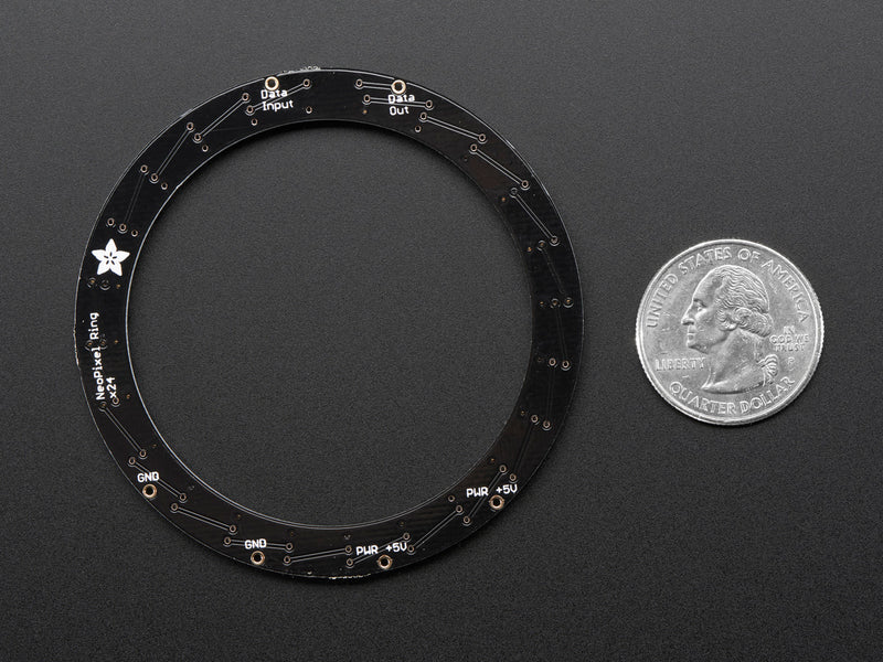 NeoPixel Ring - 24 x 5050 RGBW LEDs w/ Integrated Drivers
