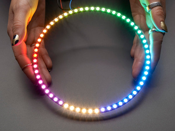 NeoPixel 1/4 60 Ring - 5050 RGBW LED w/ Integrated Drivers
