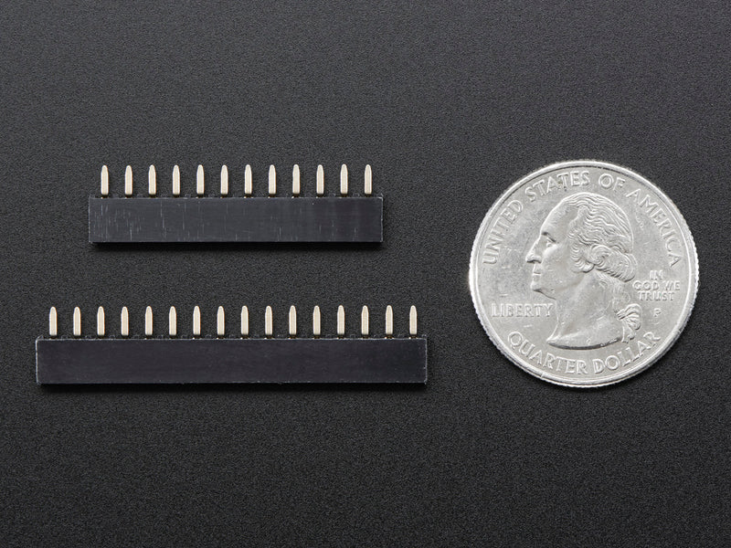 Short Headers Kit for Feather - 12-pin + 16-pin Female Headers