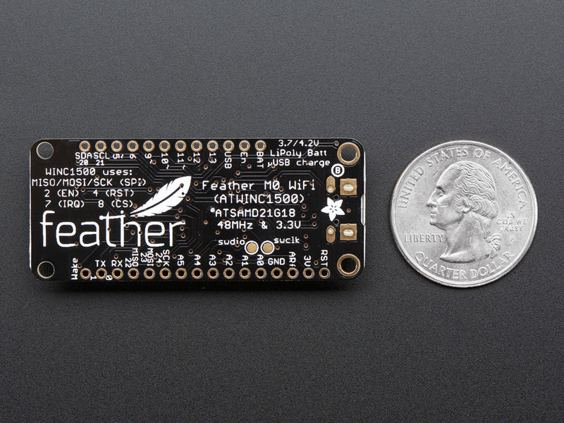 Adafruit Feather M0 WiFi with uFL - ATSAMD21 + ATWINC1500