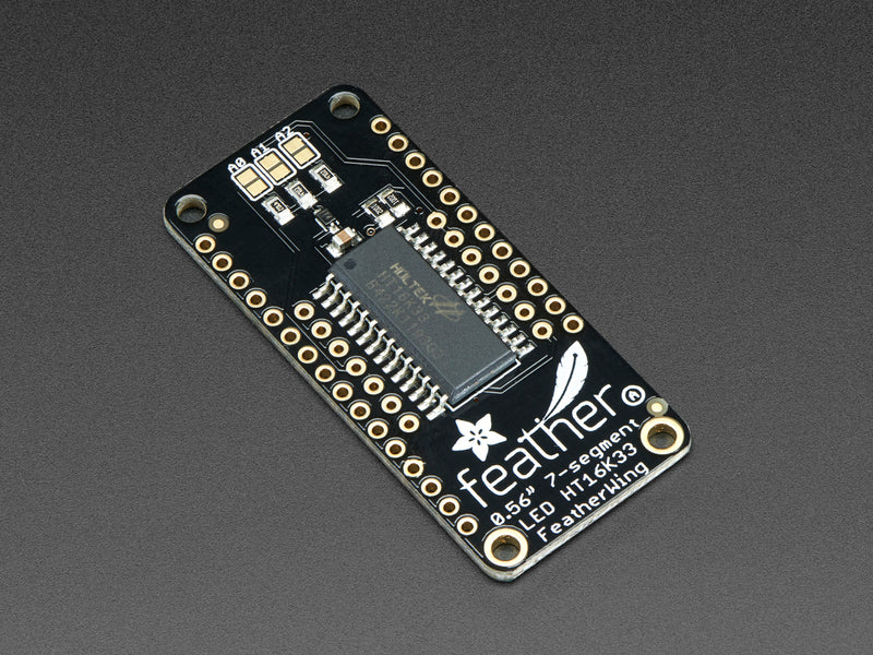 Adafruit 4-Digit 7-Segment LED Matrix Display FeatherWing