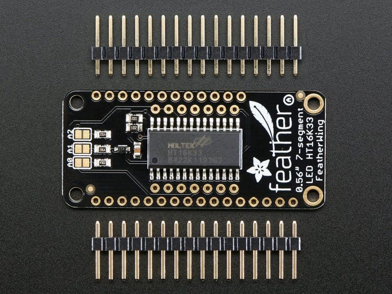 Adafruit 4-Digit 7-Segment LED Matrix Display FeatherWing