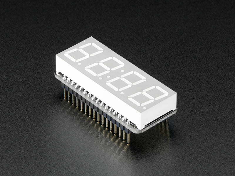 Adafruit 4-Digit 7-Segment LED Matrix Display FeatherWing