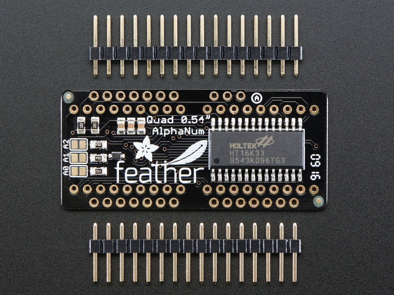 Adafruit 14-Segment Alphanumeric LED FeatherWing