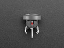 Mini Illuminated Momentary Pushbutton - Red Power Symbol