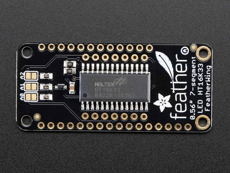 Adafruit 0.56\" 4-Digit 7-Segment FeatherWing Display - Blue
