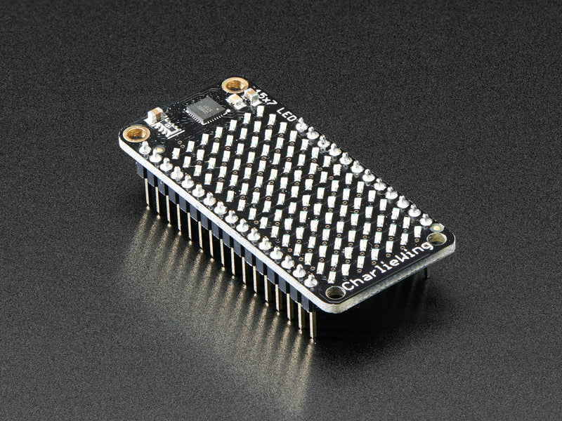 Adafruit 15x7 CharliePlex LED Matrix Display FeatherWing - Red