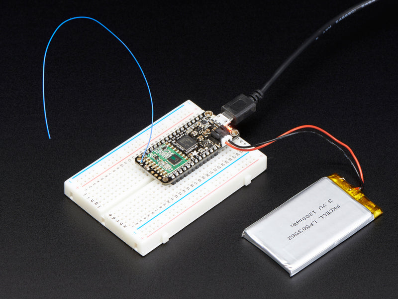 Adafruit Feather M0 RFM69HCW Packet Radio - 868 or 915 MHz