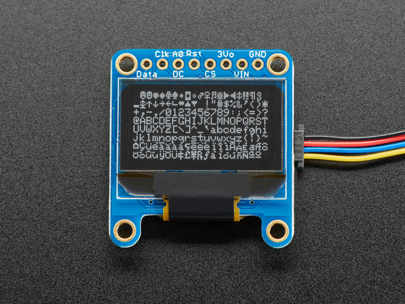 Monochrome 0.96\" 128x64 OLED Graphic Display - STEMMA QT