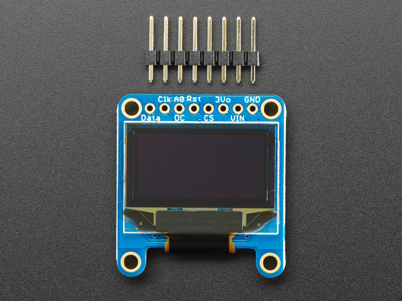 Monochrome 0.96\" 128x64 OLED Graphic Display - STEMMA QT