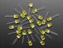 Diffused Yellow 10mm LED (25 pack)