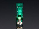 Illuminated Toggle Switch with Cover - Green