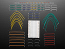 Half Size Breadboard + 78 Piece 22AWG Jumper Wire Bundle