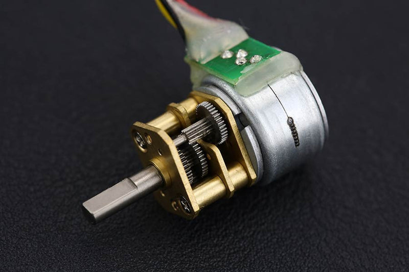 Micro Metal Geared Stepper Motor (12V 0.6kg.cm) - Buy - Pakronics®- STEM Educational kit supplier Australia- coding - robotics