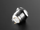 Rugged Metal Pushbutton - 16mm 6V RGB Momentary