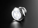 Rugged Metal Pushbutton - 16mm 6V RGB Momentary