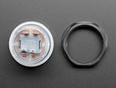 Arcade Button with LED - 30mm Translucent Clear