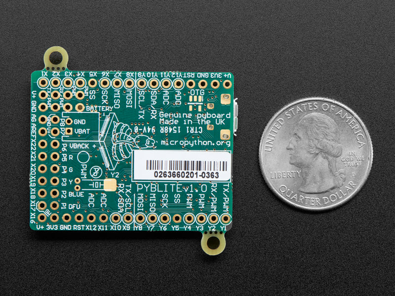 MicroPython pyboard Lite v1.0 with Accelerometer