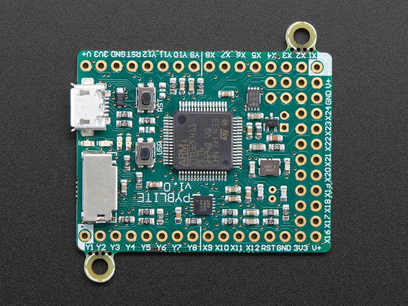 MicroPython pyboard Lite v1.0 with Accelerometer