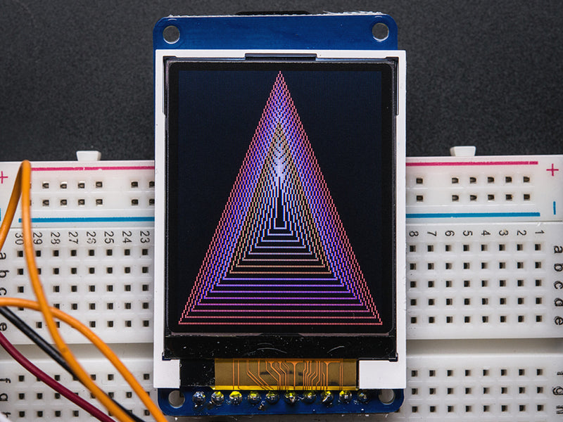 1.8\" Color TFT LCD display with MicroSD Card Breakout