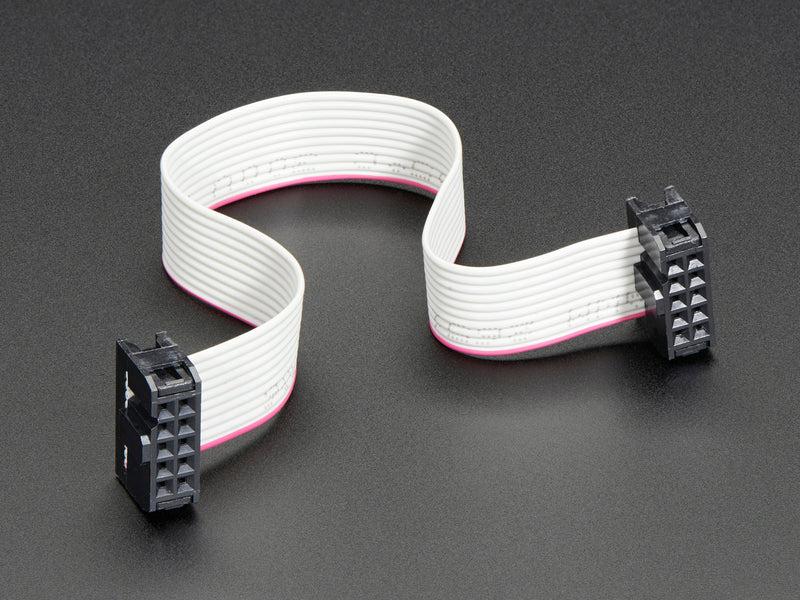 10-pin Socket/Socket IDC cable - 6\"