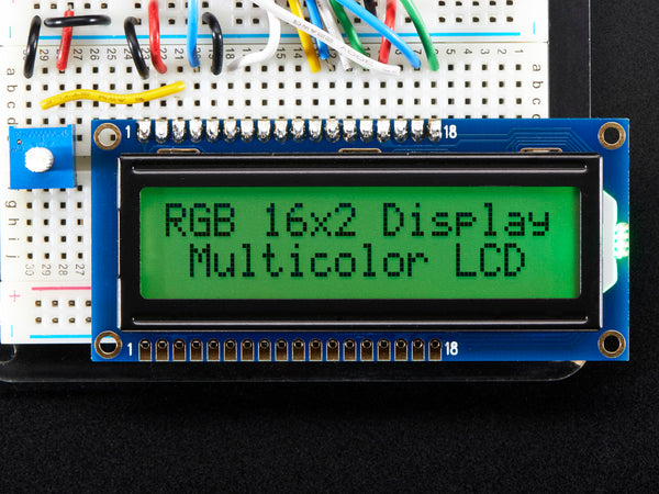 RGB backlight positive LCD 16x2 + extras