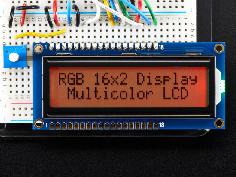 RGB backlight positive LCD 16x2 + extras