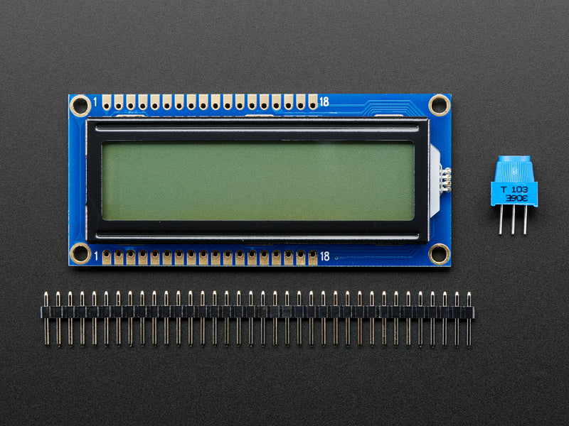 RGB backlight positive LCD 16x2 + extras