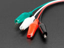JST PH 4-pin Plug to Color Coded Alligator Clips Cable