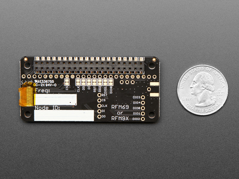 Adafruit LoRa Radio Bonnet with OLED - RFM95W @ 915MHz