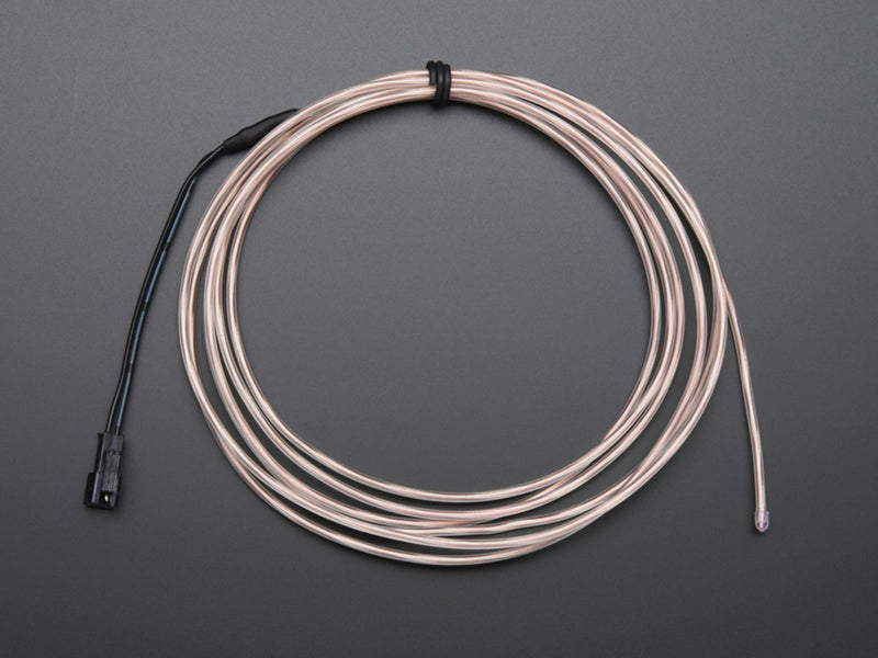 White Electroluminescent (EL) Wire - 2.5 meters