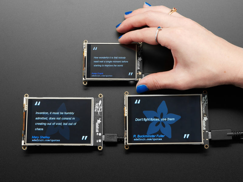 Adafruit PyPortal - CircuitPython Powered Internet Display