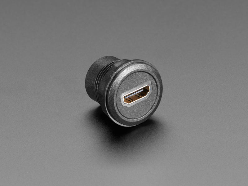 HDMI Round Panel Mount Plug