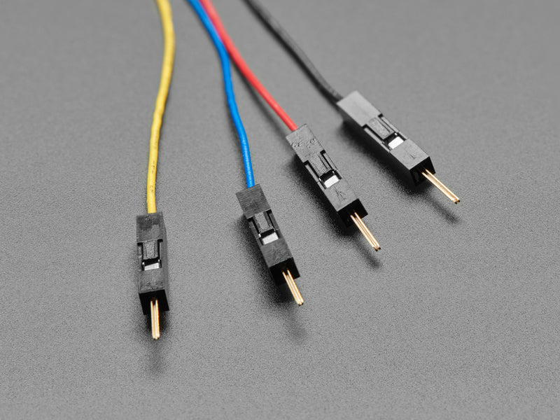 STEMMA QT / Qwiic JST SH 4-pin to Premium Male Headers Cable