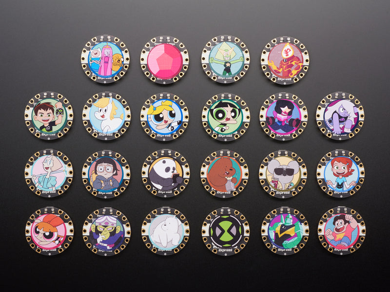 Cartoon Network Sticker Set for Circuit Playground Express