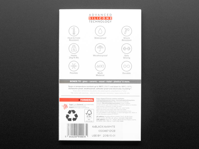Sugru - Black and White Pack