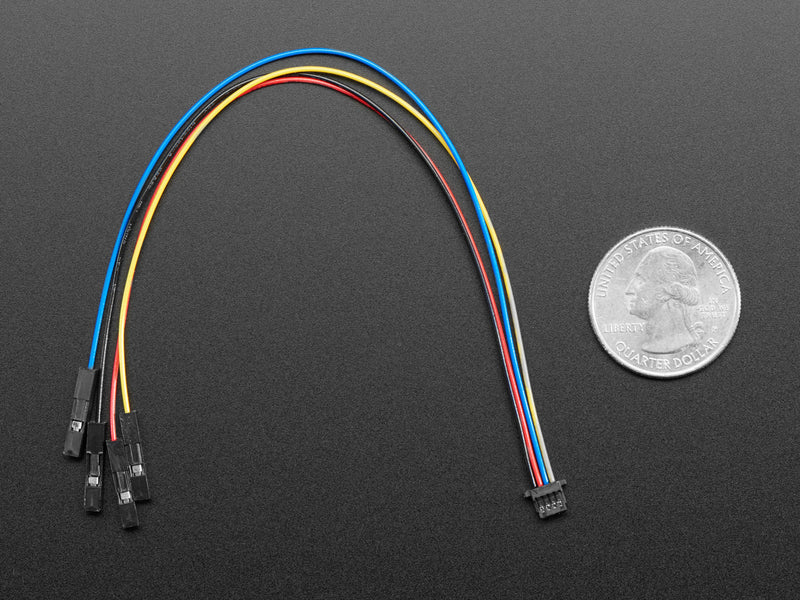 STEMMA QT / Qwiic JST SH 4-pin Cable with Premium Female Sockets
